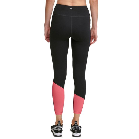 DKNY Sport Womens Colorblocked High Waist 7/8 Length Active Leggings XS | S - Picture 7 of 7